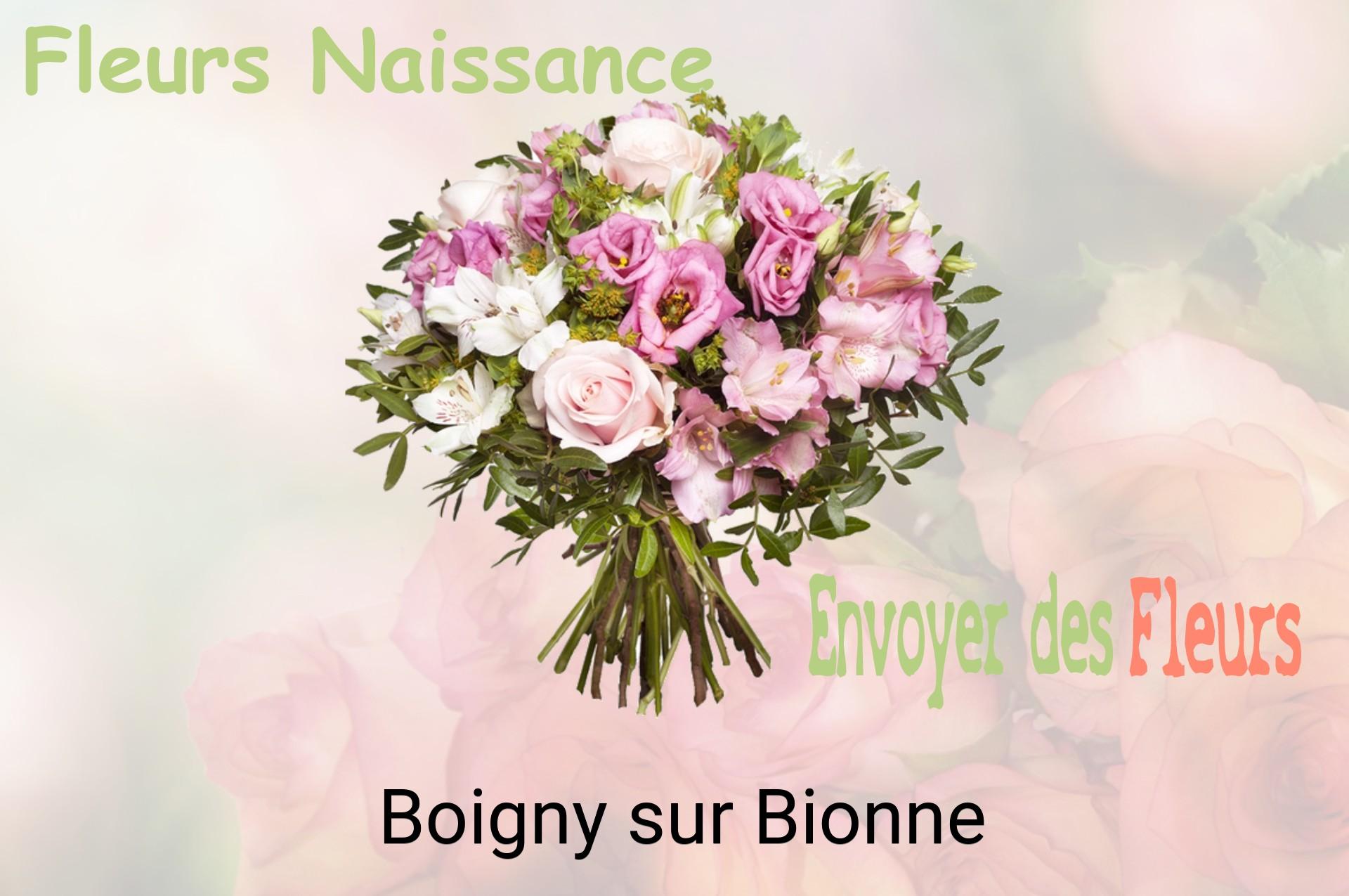 Bouquet de fleurs de naissance livré à Boigny-sur-Bionne
